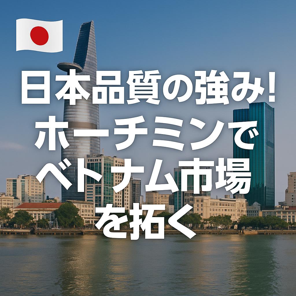 日本品質の強み！ホーチミンでベトナム市場を拓く